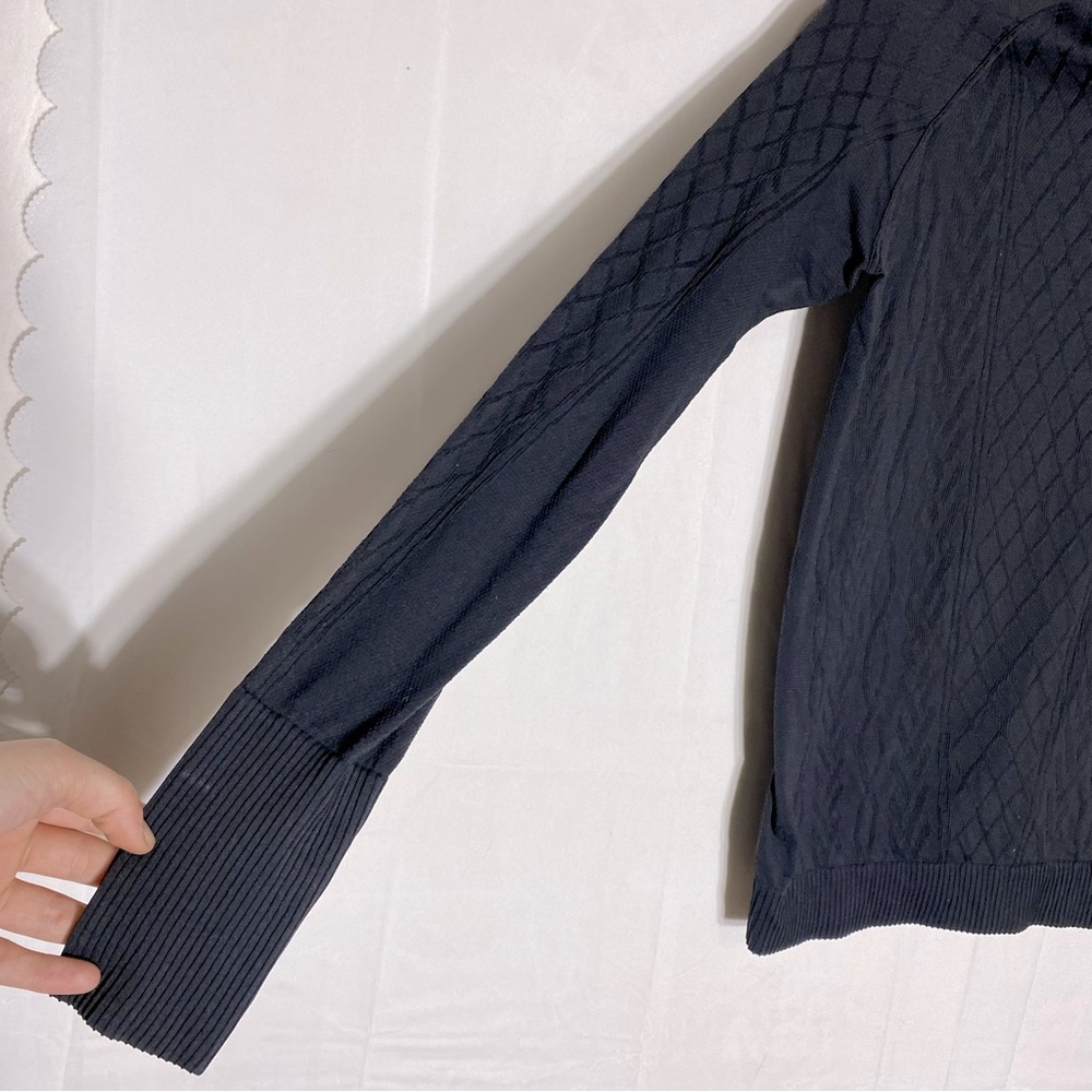 Lululemon Athletica Black Rest Less Pullover Long Sleeve Crew Neck Shirt XS - Picture 13 of 16